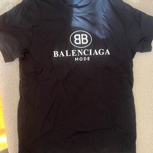 Balenciaga Black Logo Tee